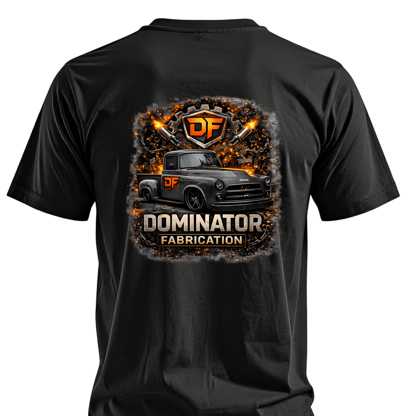 Dominator Fabrication T-Shirt – Shop Truck Edition