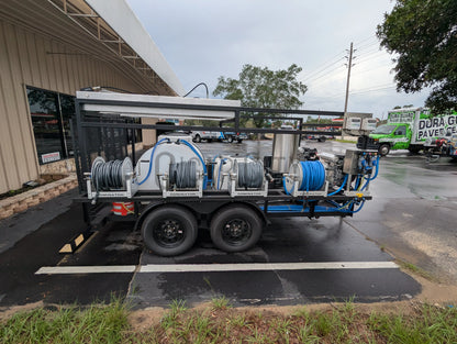 Dominator 6x12 Dual Hot Water Pressure Washing and 12v Softwash Trailer Cigarcity Softwash