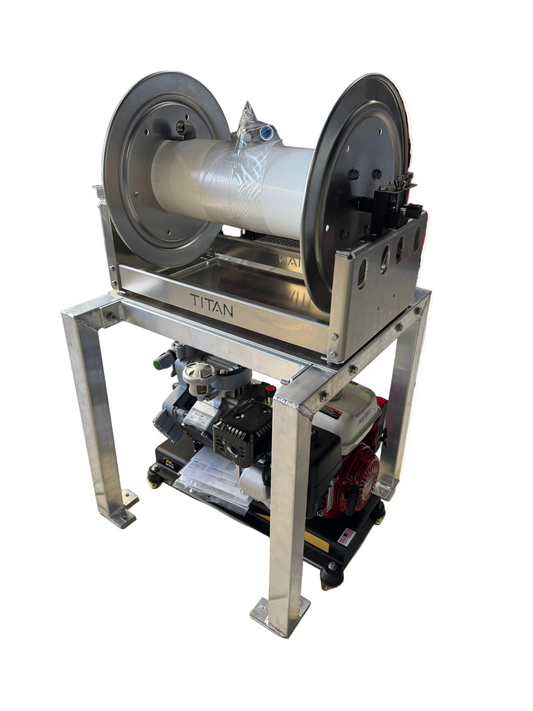 DF - Gas Roof Pump Hose Reel Stand