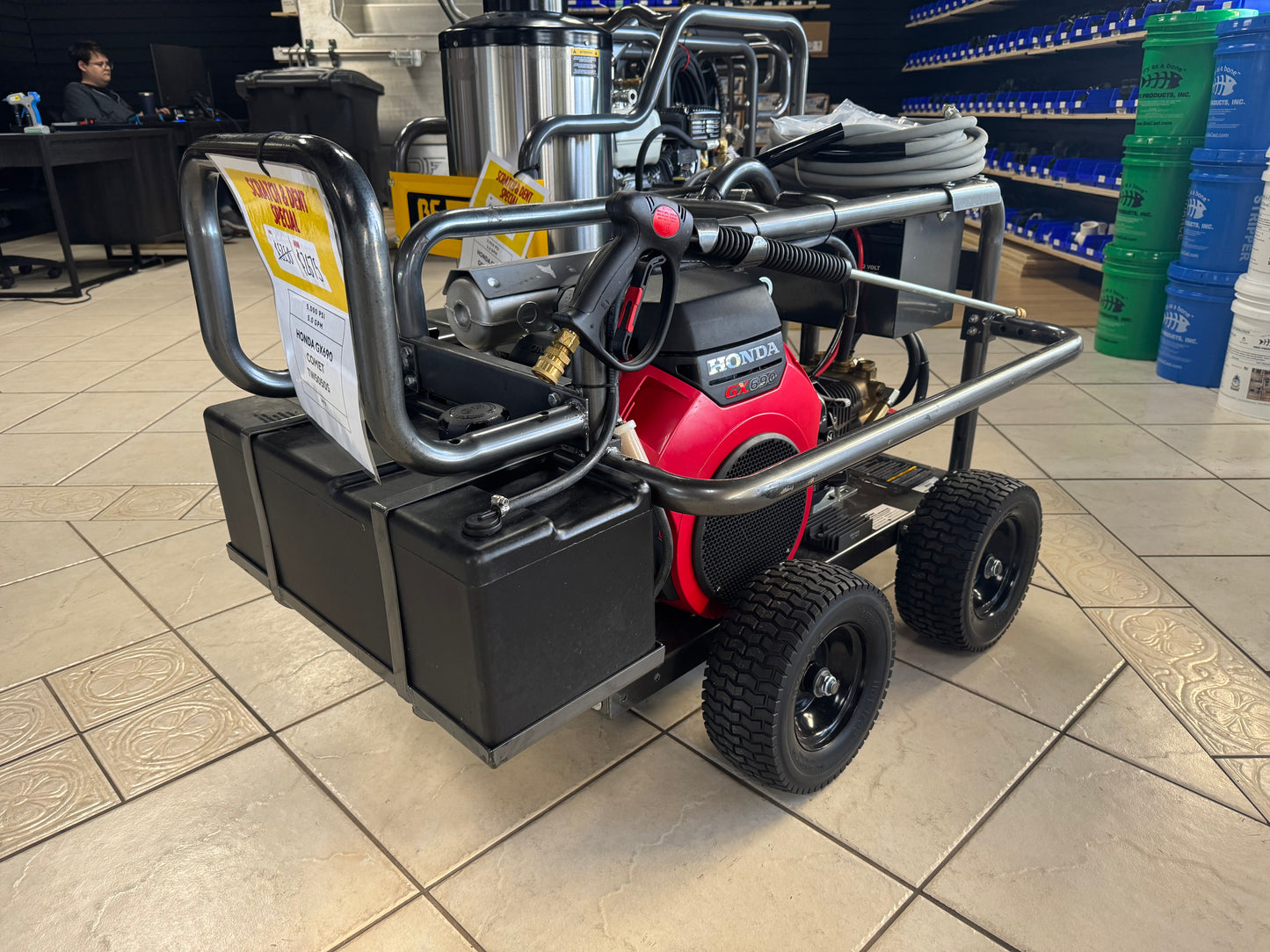 BE Scratch & Dent Honda GX690 w/ Comet TW5050S Pump 5,000 PSI 5.0 GPM Pressure Washer - 5024HWEBCOM (341737)