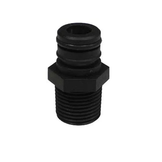 Valley Industries Quick Connect x 3/8 Inch Hose Barb Pump Port Fitting - EF-QC-A38-CSK - Cigarcity Softwash
