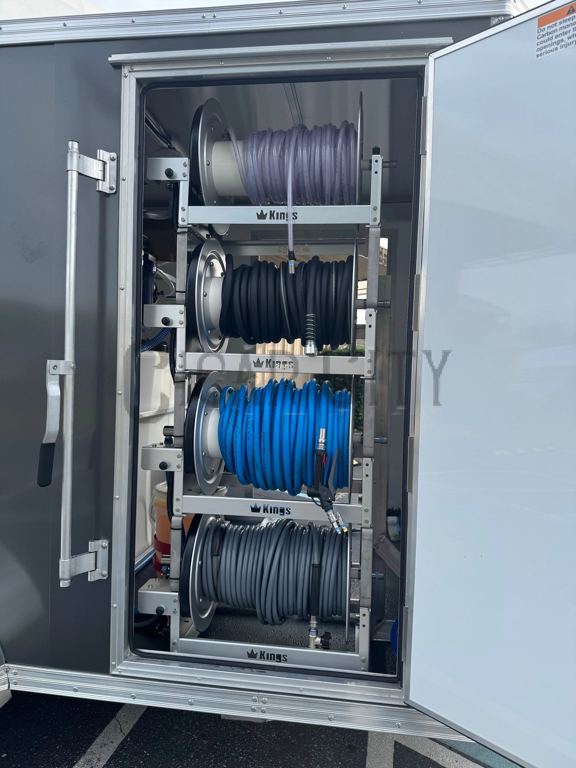 Enclosed 6x12 Pressure & Soft Washing Trailer with P40 Softwash Cigarcity Softwash