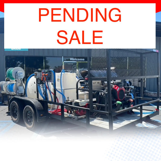 Trade In Rig: 2024 7x16 Hot Water + P40 Softwash Trailer