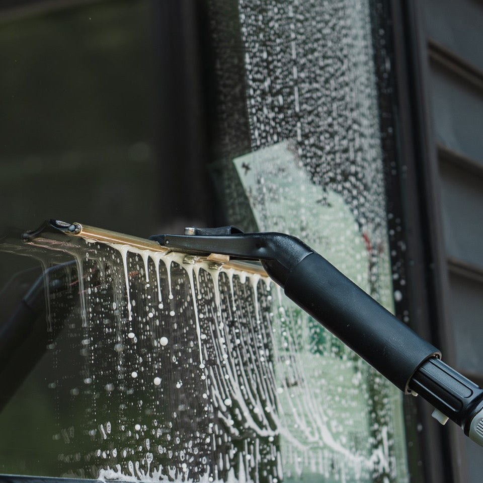 Ettore Brass Ledge-Eze Squeegee Handle