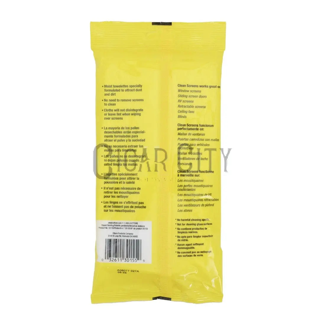 Ettore Clean Screens Moist Towelette WindowCleaner.com