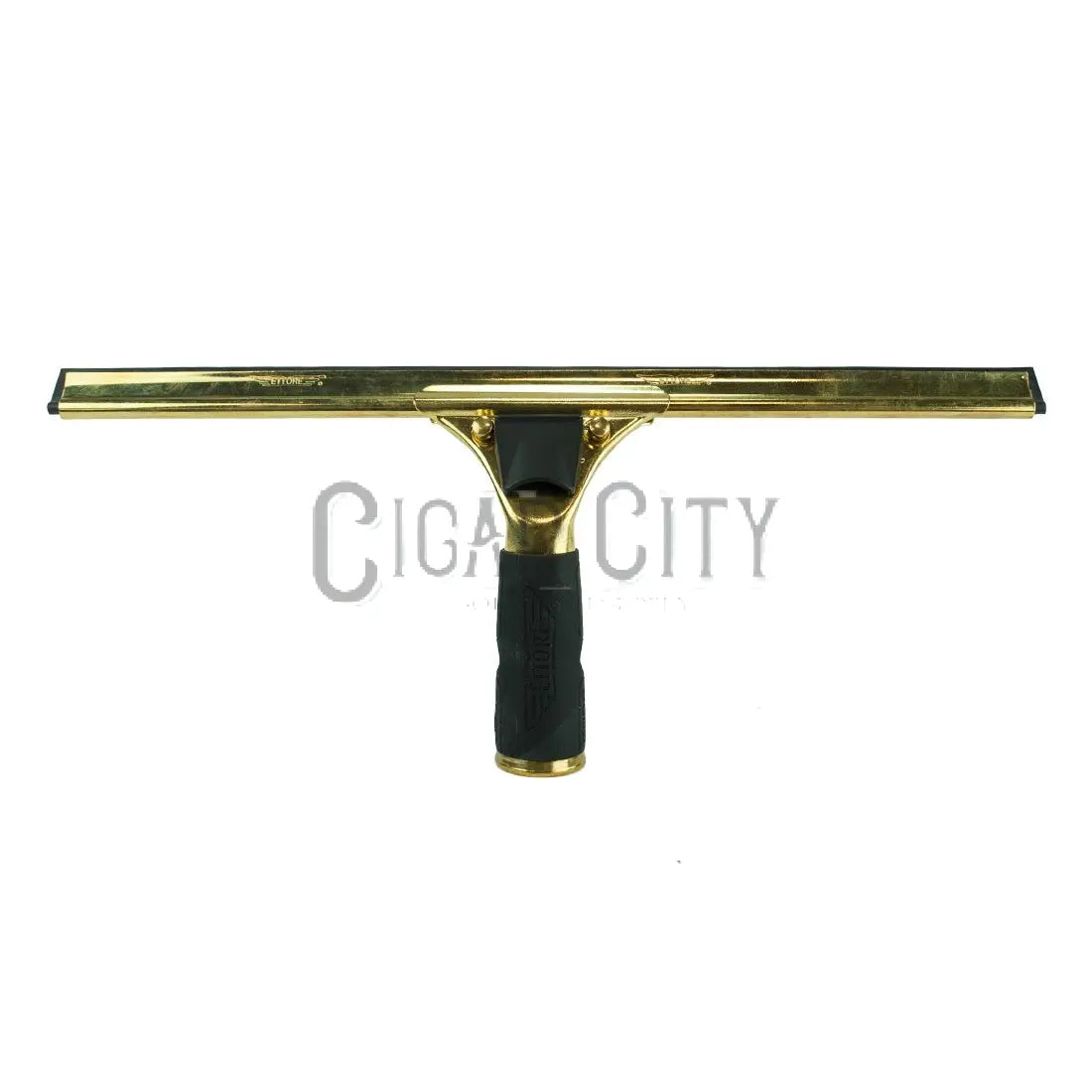 Ettore Complete Quick Release Brass with Rubber Grip Squeegee WindowCleaner.com