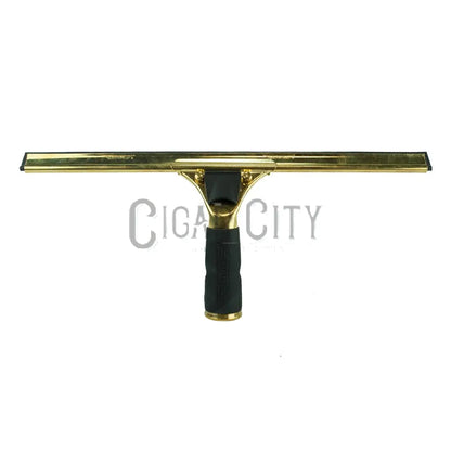 Ettore Complete Quick Release Brass with Rubber Grip Squeegee WindowCleaner.com