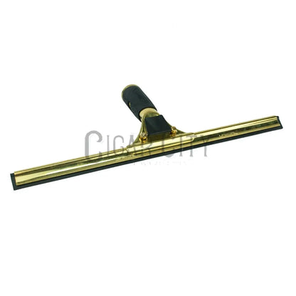 Ettore Complete Quick Release Brass with Rubber Grip Squeegee WindowCleaner.com