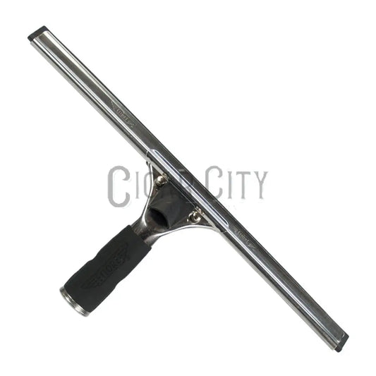 Ettore Complete Quick Release Stainless Steel with Rubber Grip Squeegee WindowCleaner.com