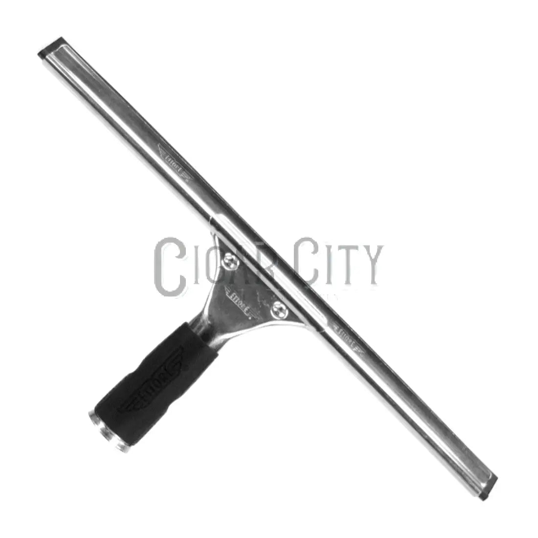 Ettore Complete Stainless Steel with Rubber Grip Squeegee WindowCleaner.com