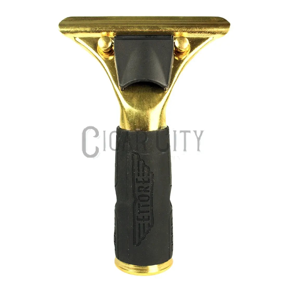 Ettore Master Brass Quick Release with Rubber Grip Squeegee Handle WindowCleaner.com