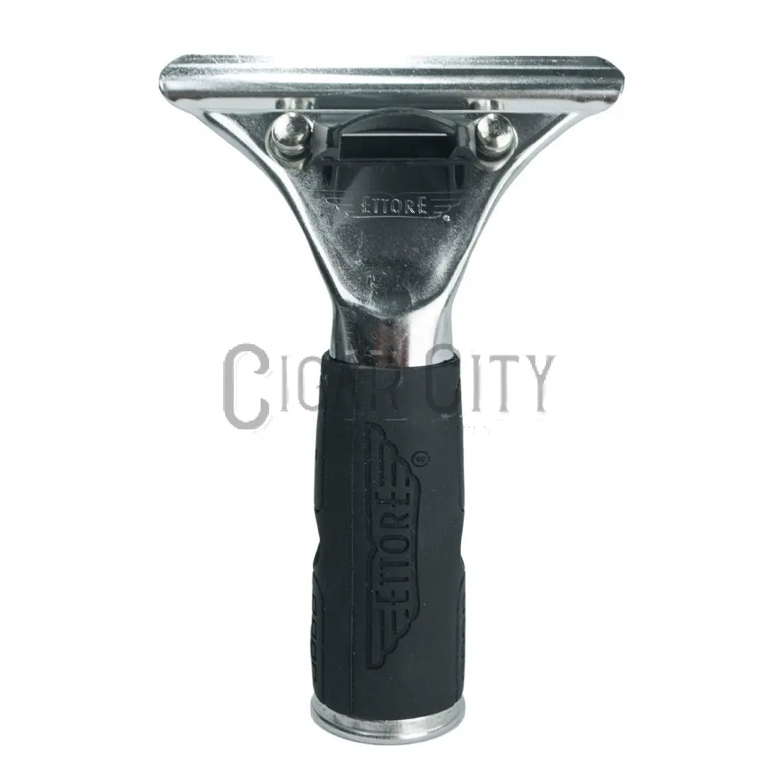 Ettore Quick Release Stainless Steel with Rubber Grip Squeegee Handle WindowCleaner.com