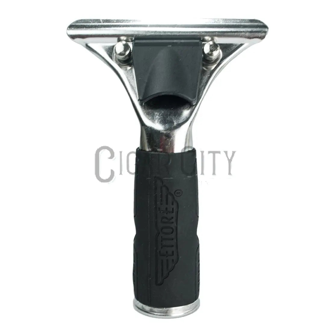 Ettore Quick Release Stainless Steel with Rubber Grip Squeegee Handle WindowCleaner.com