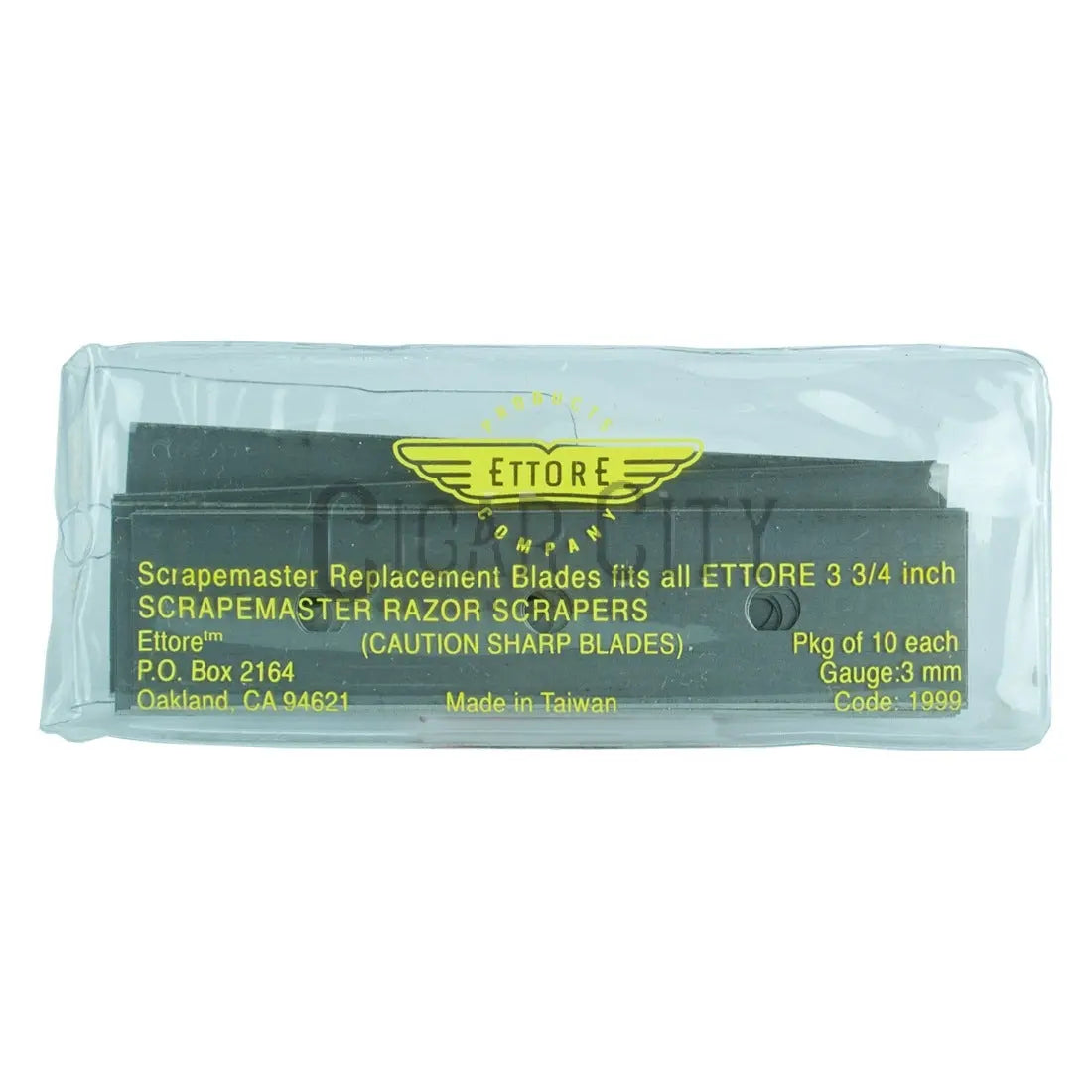 Ettore Scrapemaster Replacement Carbon Blades - 4 Inch WindowCleaner.com