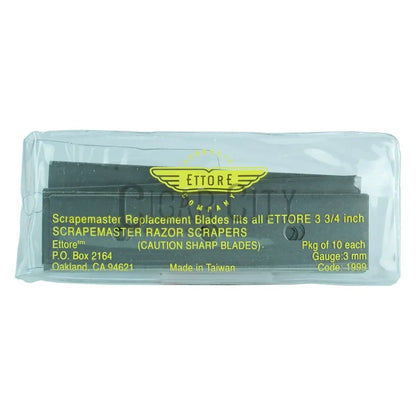 Ettore Scrapemaster Replacement Carbon Blades - 4 Inch WindowCleaner.com