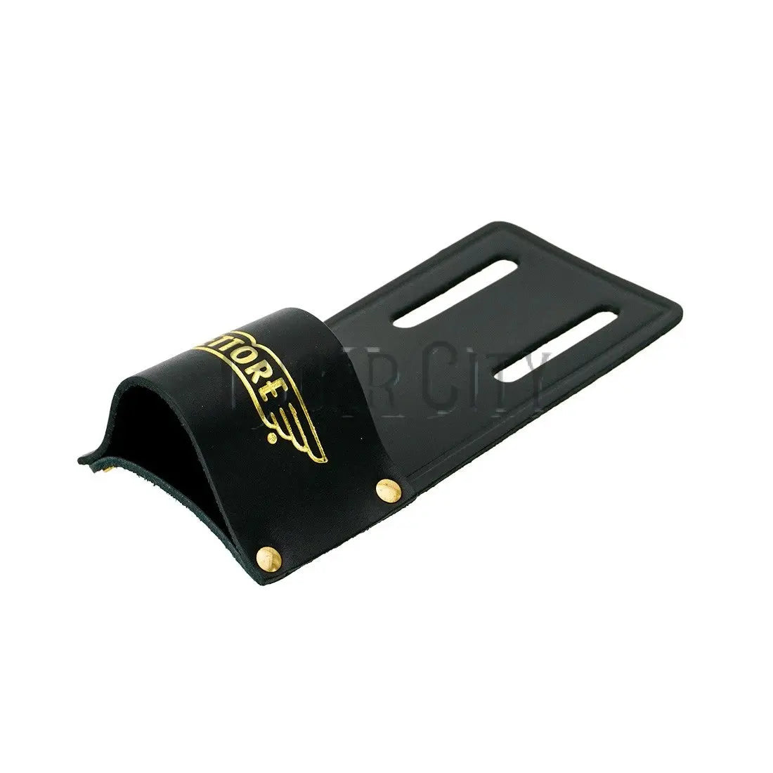 Ettore Single Leather Squeegee Holster WindowCleaner.com