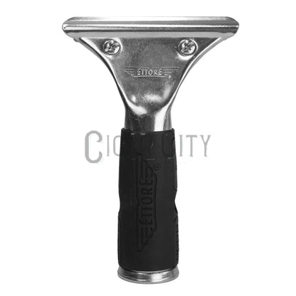 Ettore Stainless Steel Squeegee Handle with Rubber Grip WindowCleaner.com
