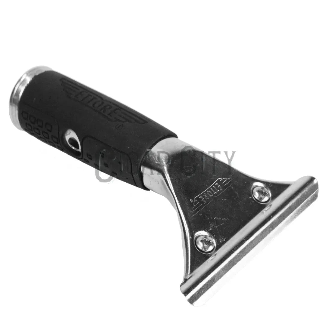 Ettore Stainless Steel Squeegee Handle with Rubber Grip WindowCleaner.com