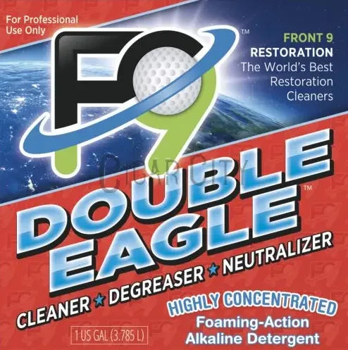 F9 Double Eagle Cleaner, Degreaser, Neutralizer - 1 Gallon Chemicals Cigarcity Softwash.