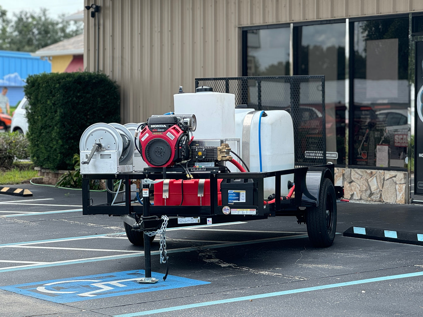 The Micro Series - 5x10 Downstream Pressure Washing Trailer