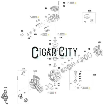 Fitting Kit – Compatible with Comet P40 Pump Cigarcity Softwash