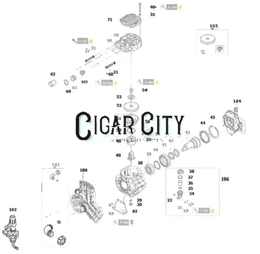 Fitting Kit – Compatible with Comet P40 Pump Cigarcity Softwash