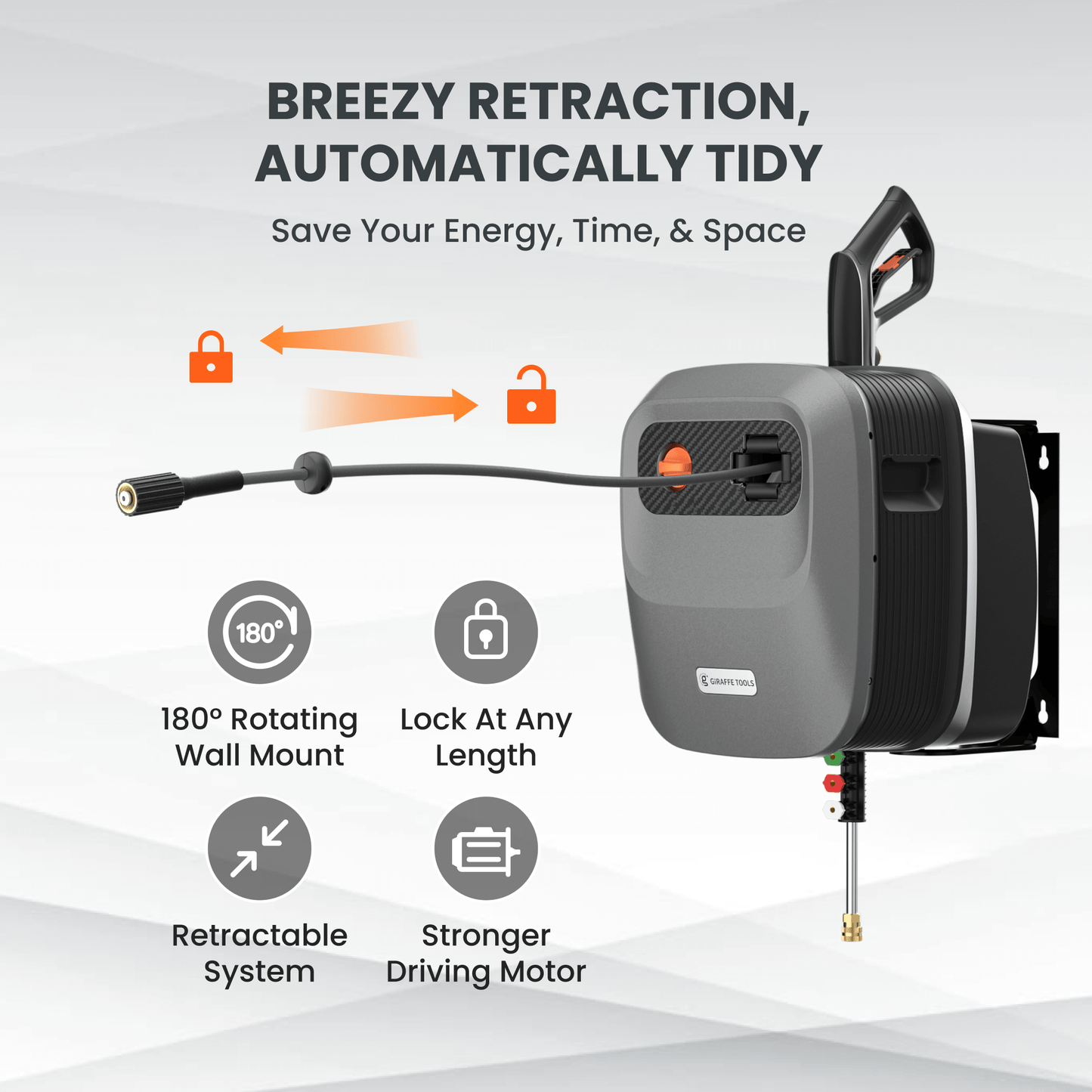 Grandfalls Retractable Pressure Washer G20 PRO