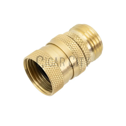 Garden Hose Quick Connect Male and Female Set - Brass WindowCleaner.com