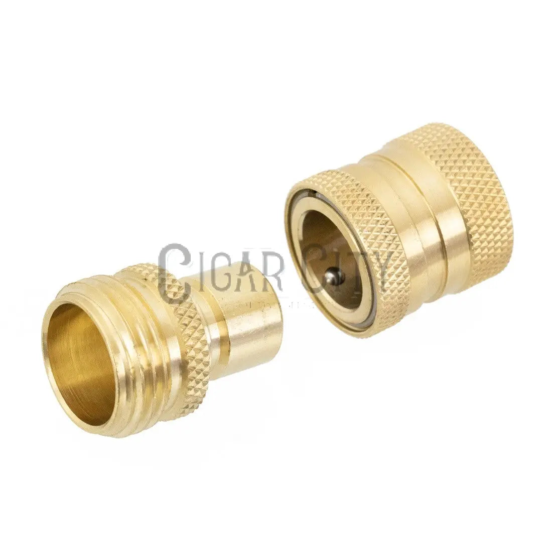 Garden Hose Quick Connect Male and Female Set - Brass WindowCleaner.com