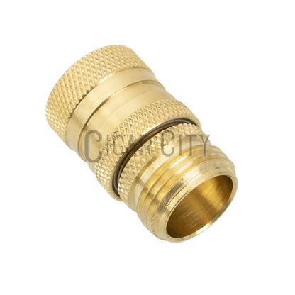 Garden Hose Quick Connect Male and Female Set - Brass WindowCleaner.com