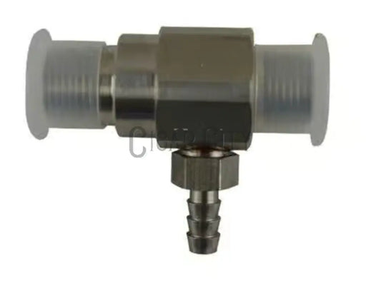 General Pump 100875 Stainless Steel Fixed Chemical Injector 2.3mm 5-8 GPM Hi-Draw (100875) Barens