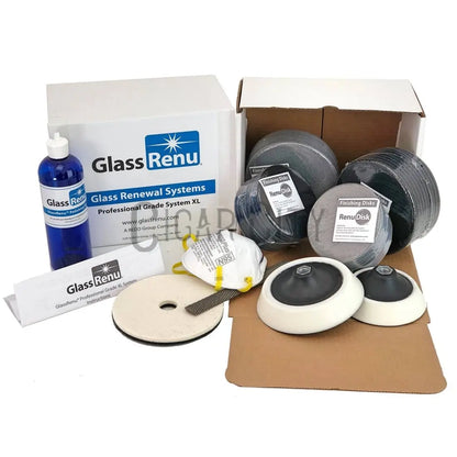 GlassRenu Professional Grade XL Scratch Removal System WindowCleaner.com