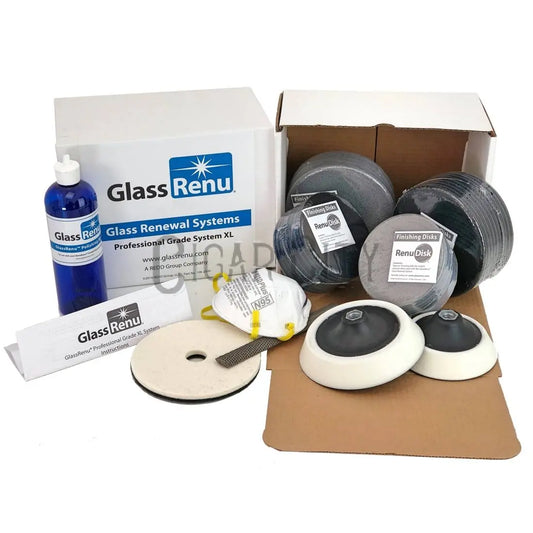 GlassRenu Professional Grade XL Scratch Removal System WindowCleaner.com