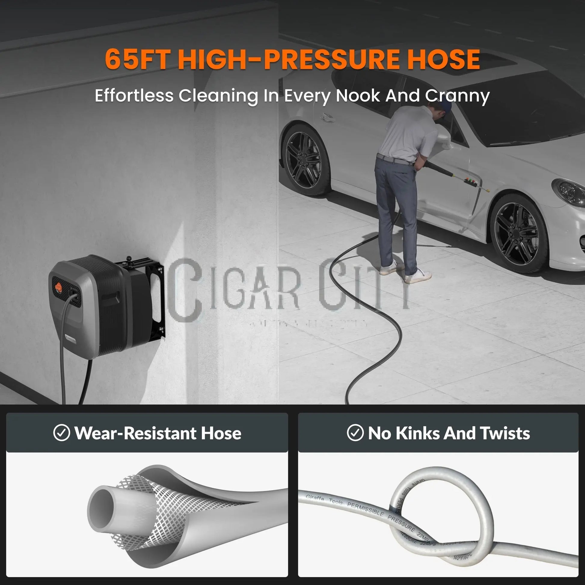 Grandfalls Retractable Pressure Washer G20 PRO Giraffe Tools