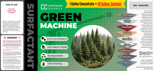 Green Machine – Premium Pine Bleach Additive
