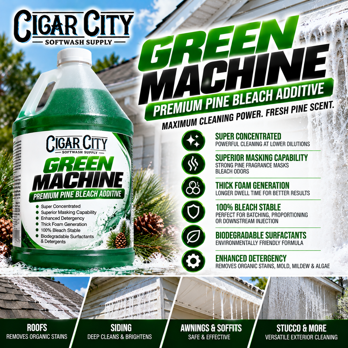 Green Machine Premium Pine Surfactant