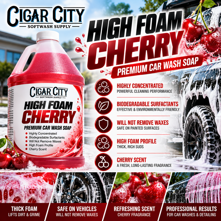 High Foam Cherry Car Wash Soap