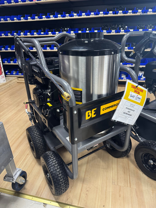 BE Scratch & Dent Hot Cart Powerease420 w/ AR RSV4G40 Pump 4,000 PSI 4.0 GPM Pressure Washer - HW4015RA (355422)