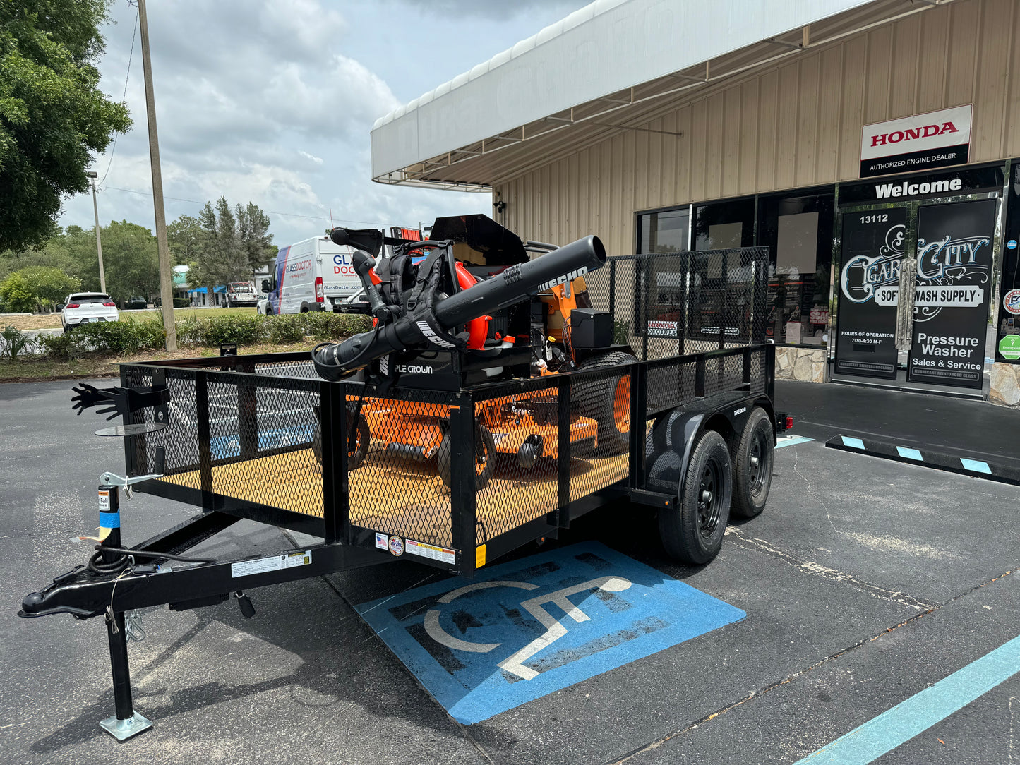 52" VRide Stand Up Lawn Package