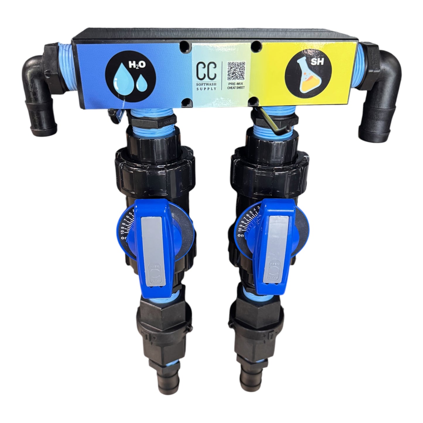 The Cyclone 1" 2-Port Blend Mixing Softwash Proportioner – Professional Chemical Mixing System