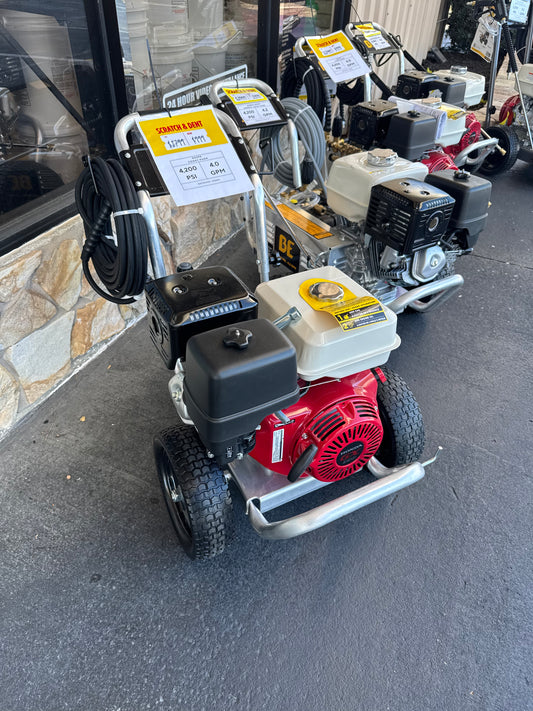 BE Scratch & Dent Honda GX390 w/ General EZ4040 Pump 4,200 PSI 4.2 GPM Pressure Washer - B4213HAGS (343464)