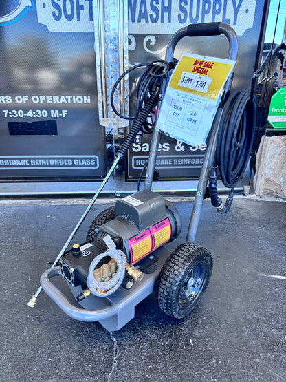 BE Scratch & Dent Electric Pressure Washer w/ Baldor Motor & AR Centurion Pump CTE123 1,500PSI @ 2GPM - PE-1520EW1A (295820)