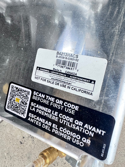 BE Scratch & Dent Honda GX390 w/ Comet ZWD4040 4200psi 4.2gpm B4213HACS (5152)