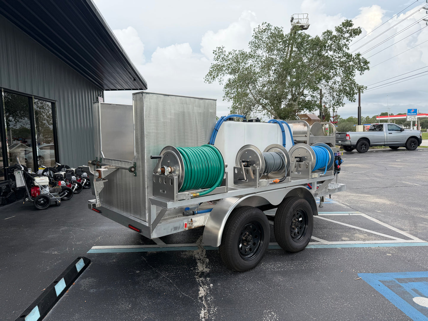 Demo Rig Special: 5x12 Hot Water + P40 Softwash + Trash Bin Cleaning Trailer
