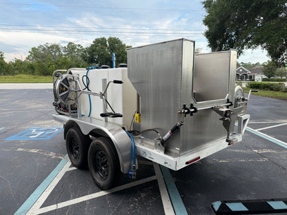 Demo Rig Special: 5x12 Hot Water + P40 Softwash + Trash Bin Cleaning Trailer