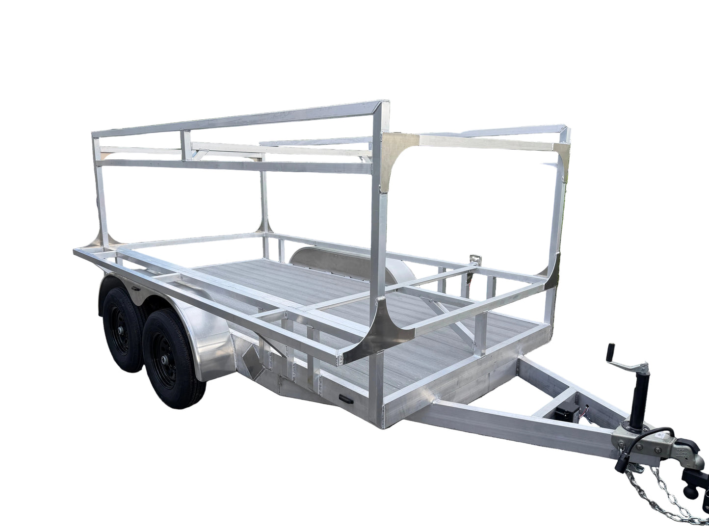 Dominator 6x12 Aluminum Tandem Axle Open Tandem 10k