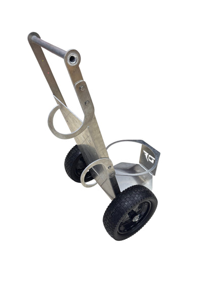 Bare Paver Sealing Cart – 3/16 Aluminum Bare Base with 12" Wheels – Dominator Fabrication