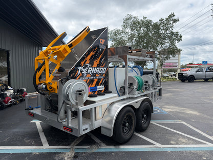 6x12 Gen2 Trash Bin Cleaning Rig – alternate view