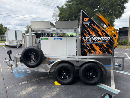 6x12 Gen2 Trash Bin Cleaning Rig – alternate view
