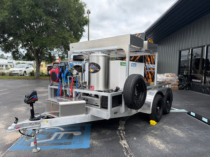 6x12 Gen2 Trash Bin Cleaning Rig – alternate view